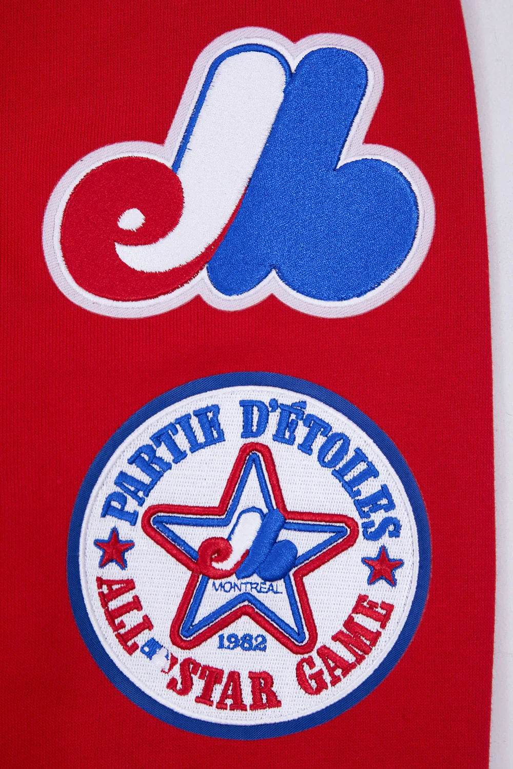 Montreal Expos MLB Pro Standard Men Red Cooperstown Retro Classic Pullover Hoodie product image 6, provided for visual