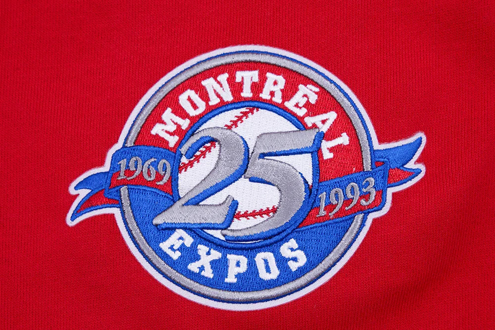 Montreal Expos MLB Pro Standard Men Red Cooperstown Retro Classic Pullover Hoodie product image 5, provided for visual