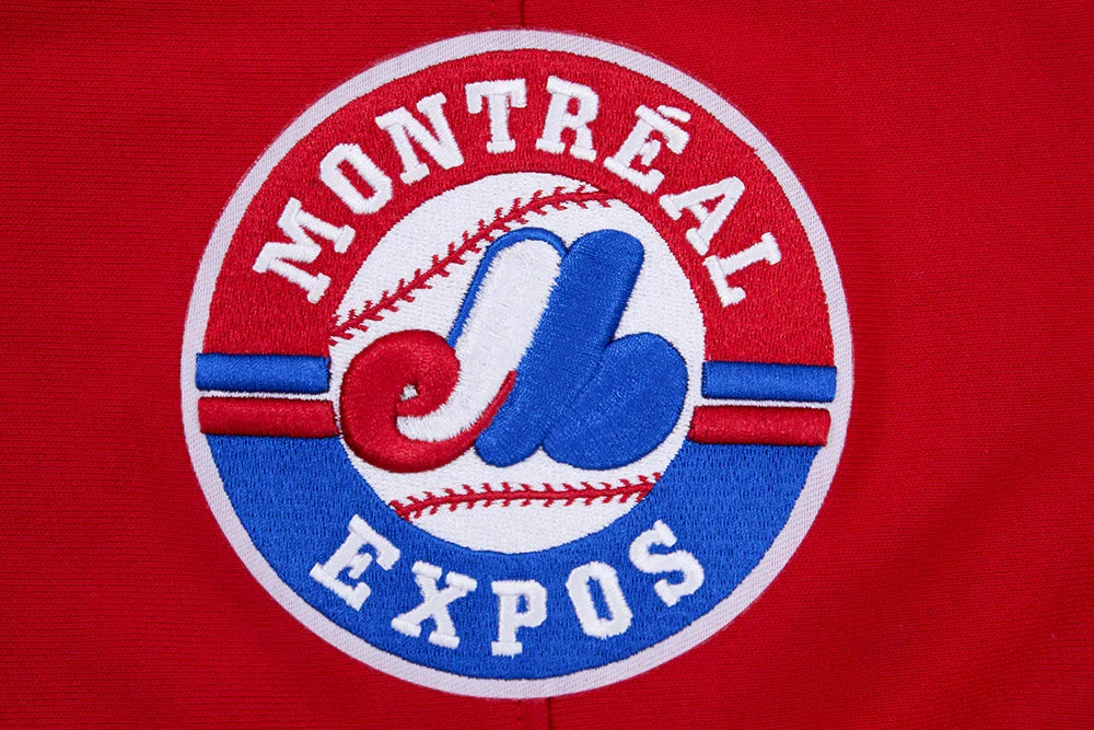 Montreal Expos MLB Pro Standard Men Red Cooperstown Retro Classic Pullover Hoodie product image 4, provided for visual