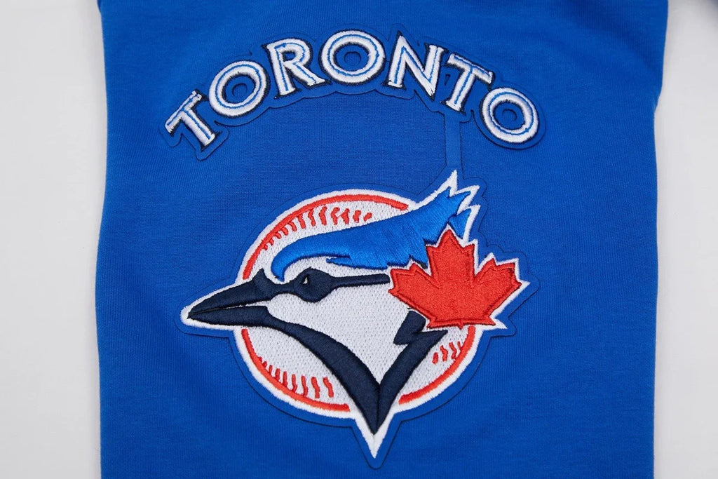 Toronto Blue Jays MLB Pro Standard Men Royal Blue Chenille Classic Pullover Hoodie product image 7, provided for visual