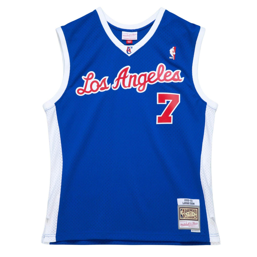 Lamar Odom Los Angeles Clippers NBA Mitchell & Ness Men Royal Blue 2002-03 Hardwood Classics Swingman Jersey product image