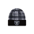 Las Vegas Raiders NFL New Era Men Black 2024 Official Sideline Statement Cuff Knit Hat product image 1, provided for visual