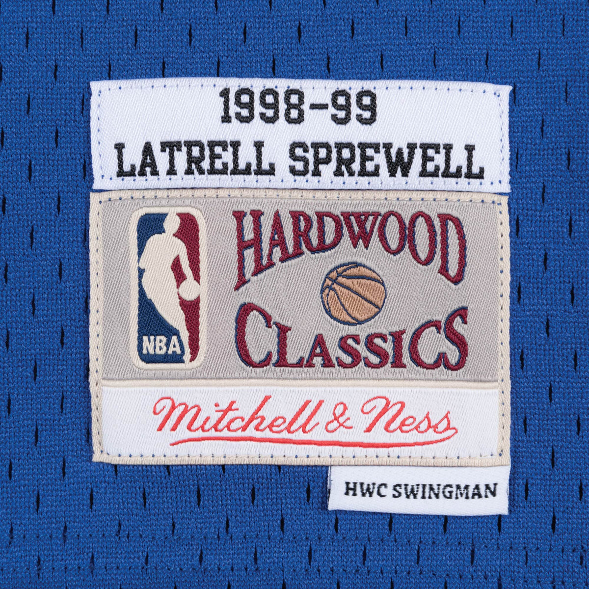 Latrell Sprewell New York Knicks NBA Mitchell & Ness Men Royal Blue 1998-99 Hardwood Classics Swingman Jersey product image