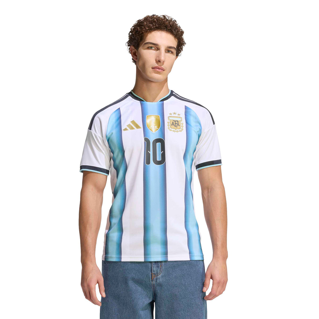 Lionel Messi Argentina National Team FIFA Adidas Men White 2026 Replica Home Jersey product image 3, provided for visual