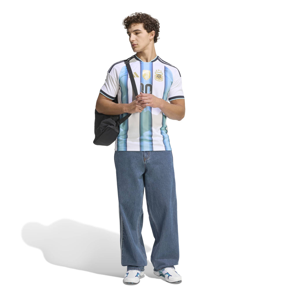 Lionel Messi Argentina National Team FIFA Adidas Men White 2026 Replica Home Jersey product image 5, provided for visual
