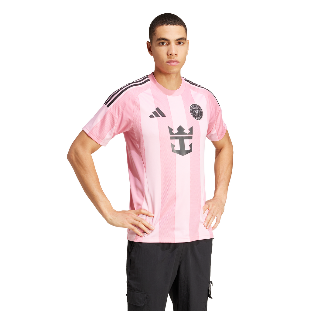 Lionel Messi Inter Miami FC MLS Adidas Men Pink 2025 Replica Home Jersey product image 3, provided for visual reference and