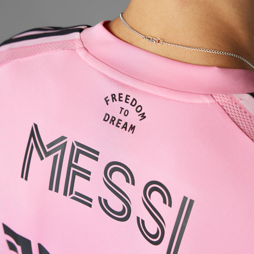 Lionel Messi Inter Miami FC MLS Adidas Men Pink 2025 Replica Home Jersey product image 9, provided for visual reference and