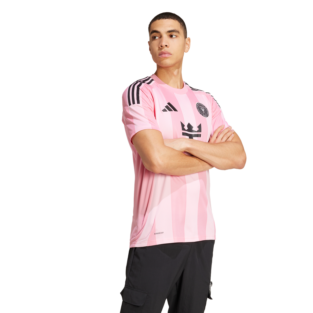 Lionel Messi Inter Miami FC MLS Adidas Men Pink 2025 Replica Home Jersey product image 5, provided for visual reference and