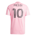 Lionel Messi Inter Miami FC MLS Adidas Men Pink 2025 Replica Home Jersey product image 1, provided for visual reference and