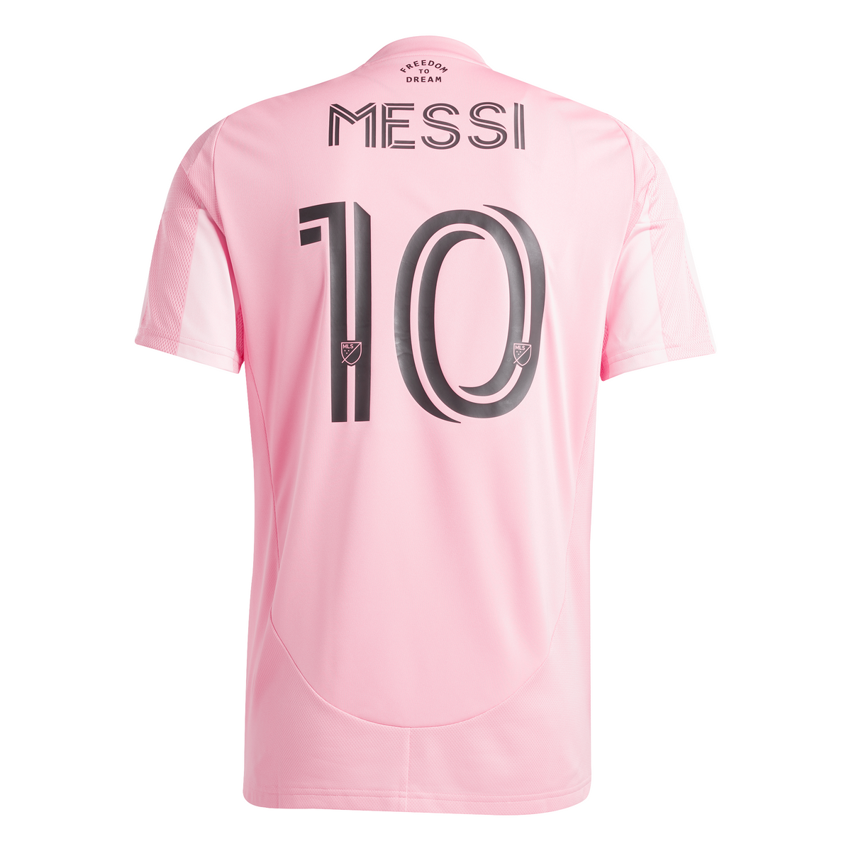 Lionel Messi Inter Miami FC MLS Adidas Men Pink 2025 Replica Home Jersey product image 1, provided for visual reference and