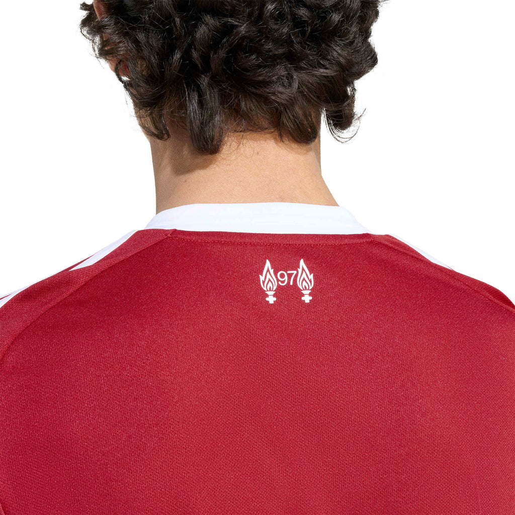 Liverpool FC EPL Adidas Men Red 2025/26 Home Replica Jersey product image 5, provided for visual reference and product