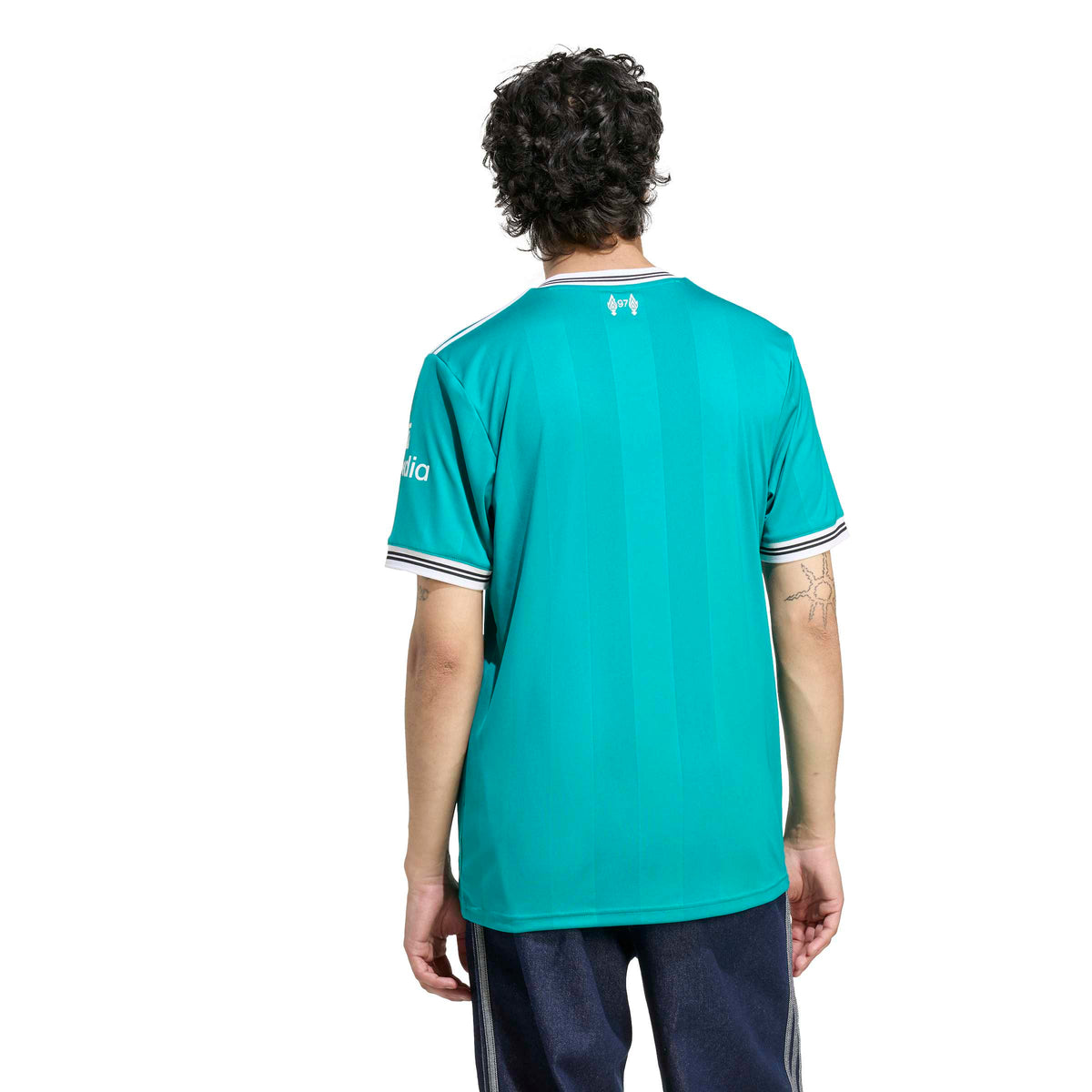 Liverpool FC EPL Adidas Men Sea Green 2025/26 Replica Third Jersey product image 4, provided for visual reference and