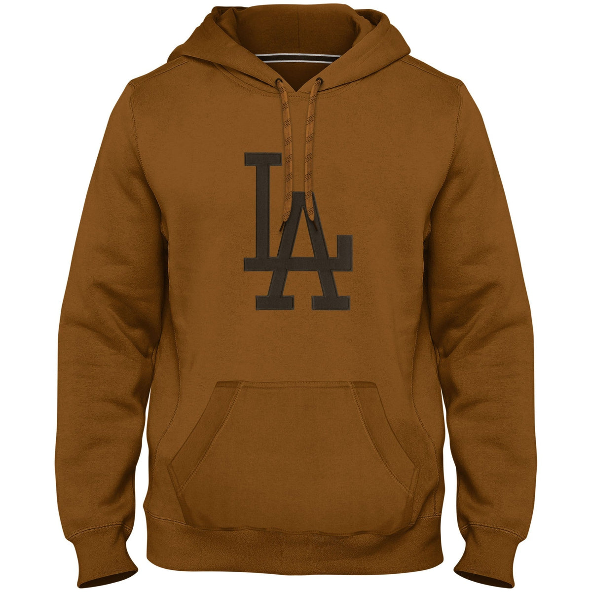 Los Angeles Dodgers MLB Bulletin Men Tonal Dune Express Twill Logo Hoodie product image 1, provided for visual reference and