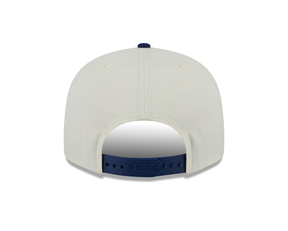 Los Angeles Dodgers MLB New Era Men Cream/Navy 9Fifty Two Tone Archive Snapback product image 2, provided for visual