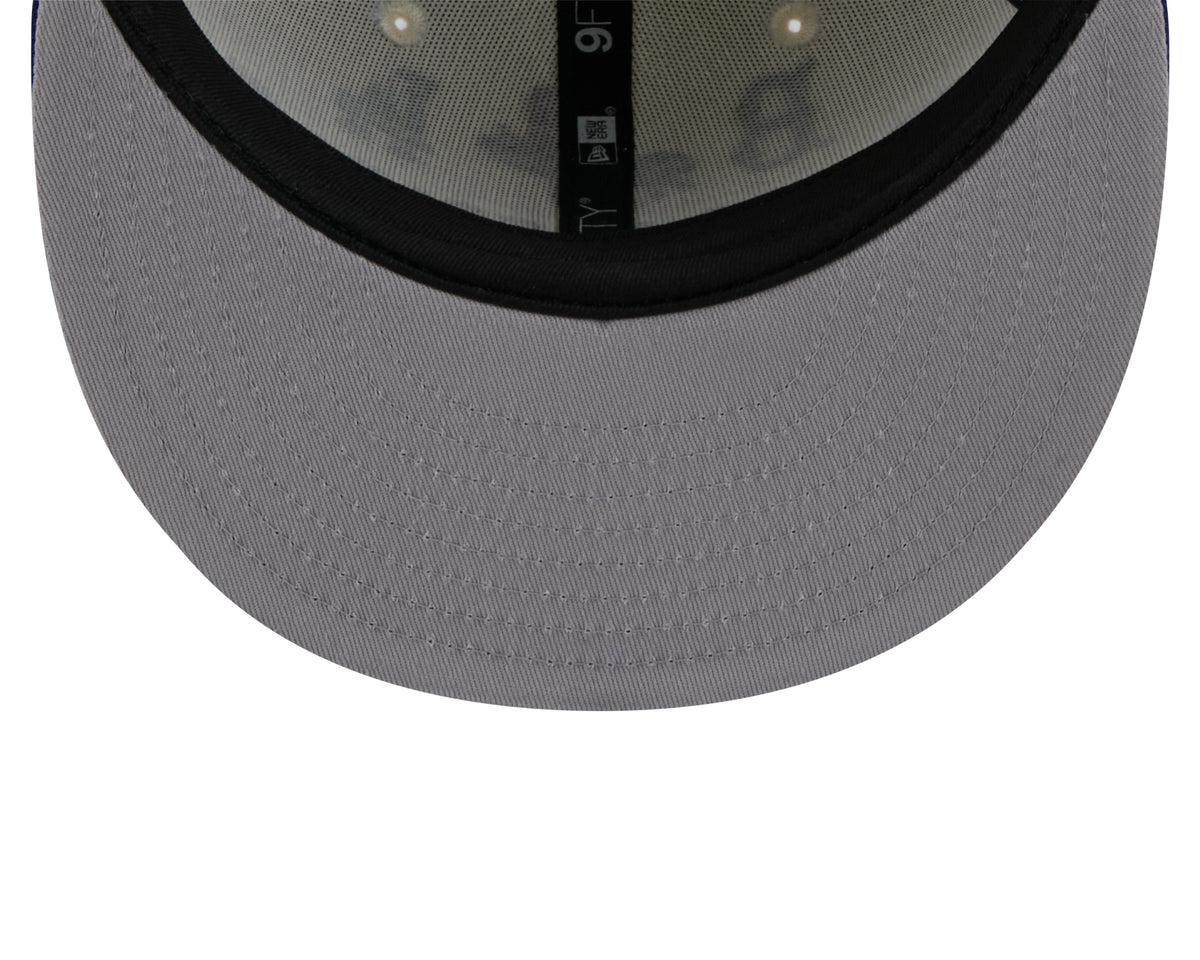 Los Angeles Dodgers MLB New Era Men Cream/Navy 9Fifty Two Tone Archive Snapback product image 7, provided for visual