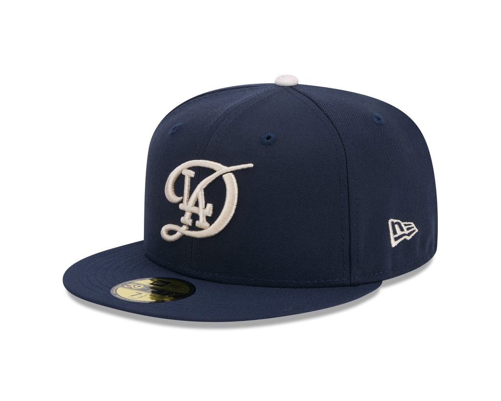 Los Angeles Dodgers MLB New Era Men Navy 59Fifty 2024 City Connect Fitted Hat product image 1, provided for visual reference