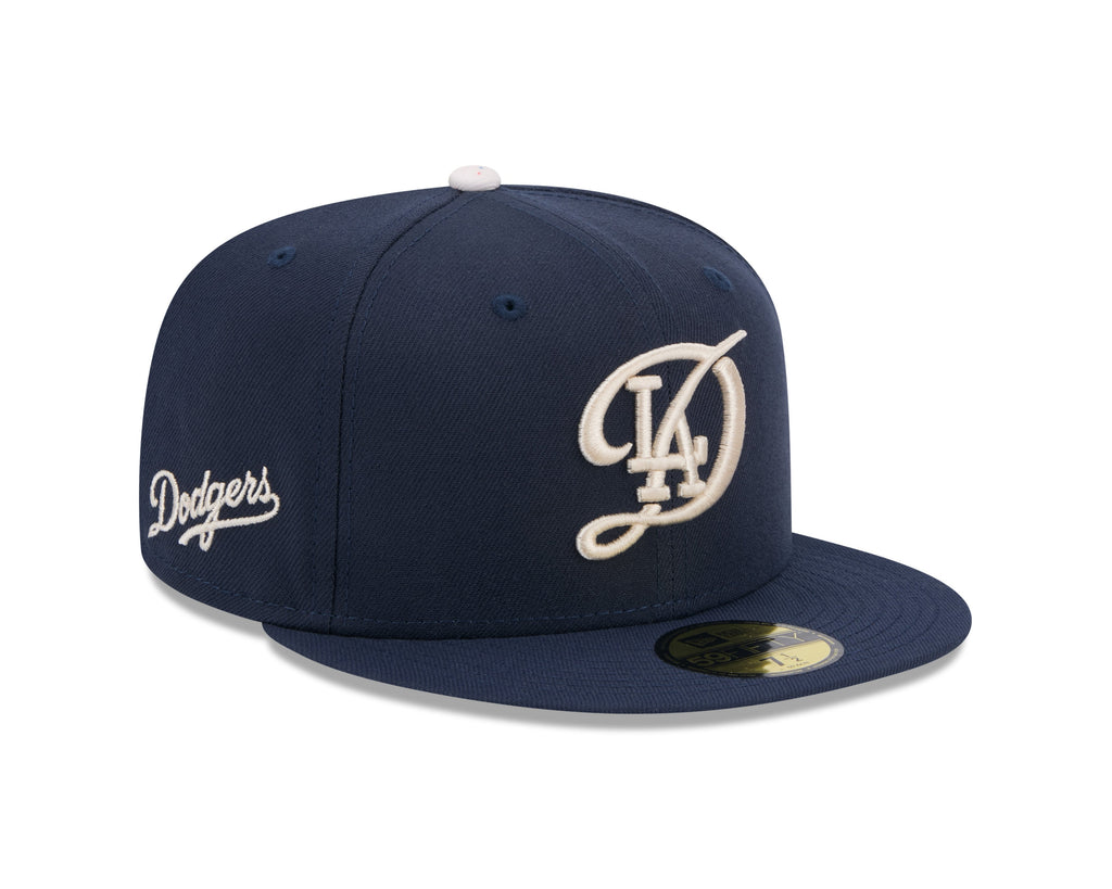 Los Angeles Dodgers MLB New Era Men Navy 59Fifty 2024 City Connect Fitted Hat product image 4, provided for visual reference