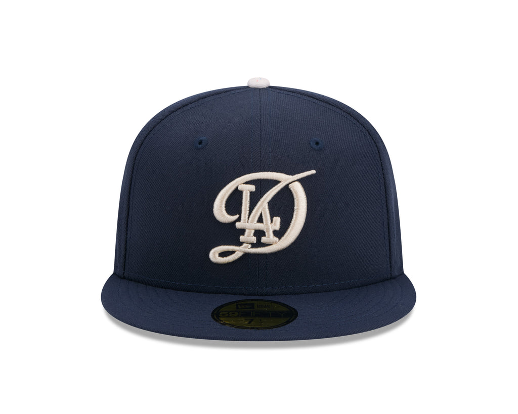 Los Angeles Dodgers MLB New Era Men Navy 59Fifty 2024 City Connect Fitted Hat product image 3, provided for visual reference