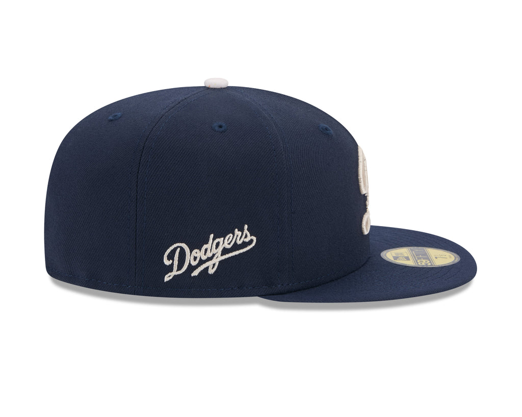 Los Angeles Dodgers MLB New Era Men Navy 59Fifty 2024 City Connect Fitted Hat product image 6, provided for visual reference