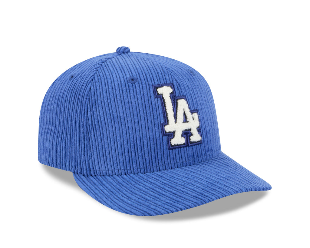Los Angeles Dodgers MLB New Era Men Royal Blue 59Fifty Chenille Pop Fitted Hat product image 2, provided for visual