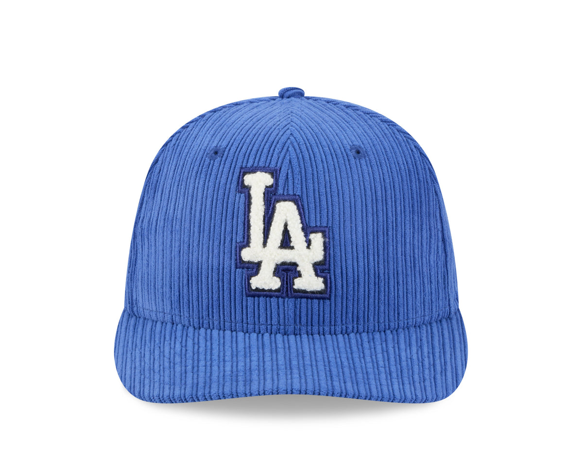 Los Angeles Dodgers MLB New Era Men Royal Blue 59Fifty Chenille Pop Fitted Hat product image 3, provided for visual