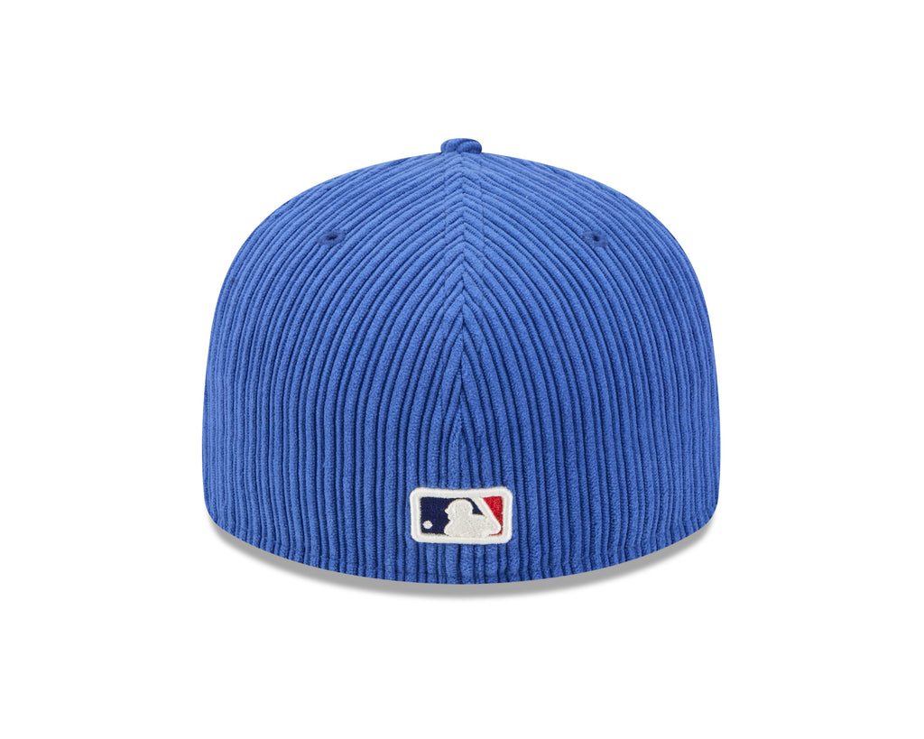 Los Angeles Dodgers MLB New Era Men Royal Blue 59Fifty Chenille Pop Fitted Hat product image 5, provided for visual