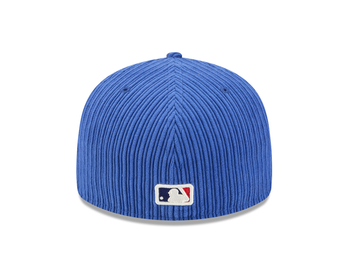 Los Angeles Dodgers MLB New Era Men Royal Blue 59Fifty Chenille Pop Fitted Hat product image 5, provided for visual
