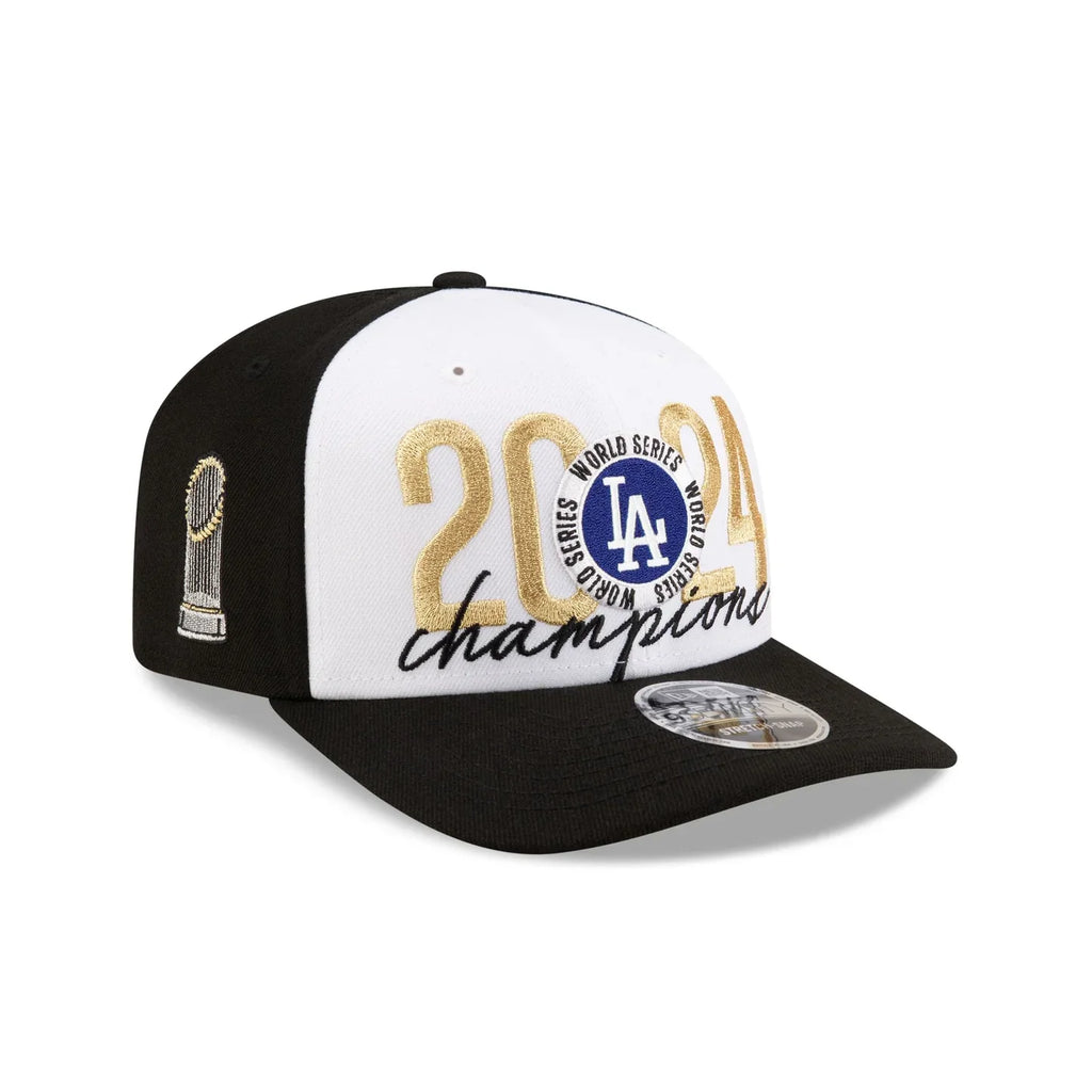 Los Angeles Dodgers MLB New Era Men White/Black 9Seventy 2024 World Series Champions Locker Room Snapback product image 1,