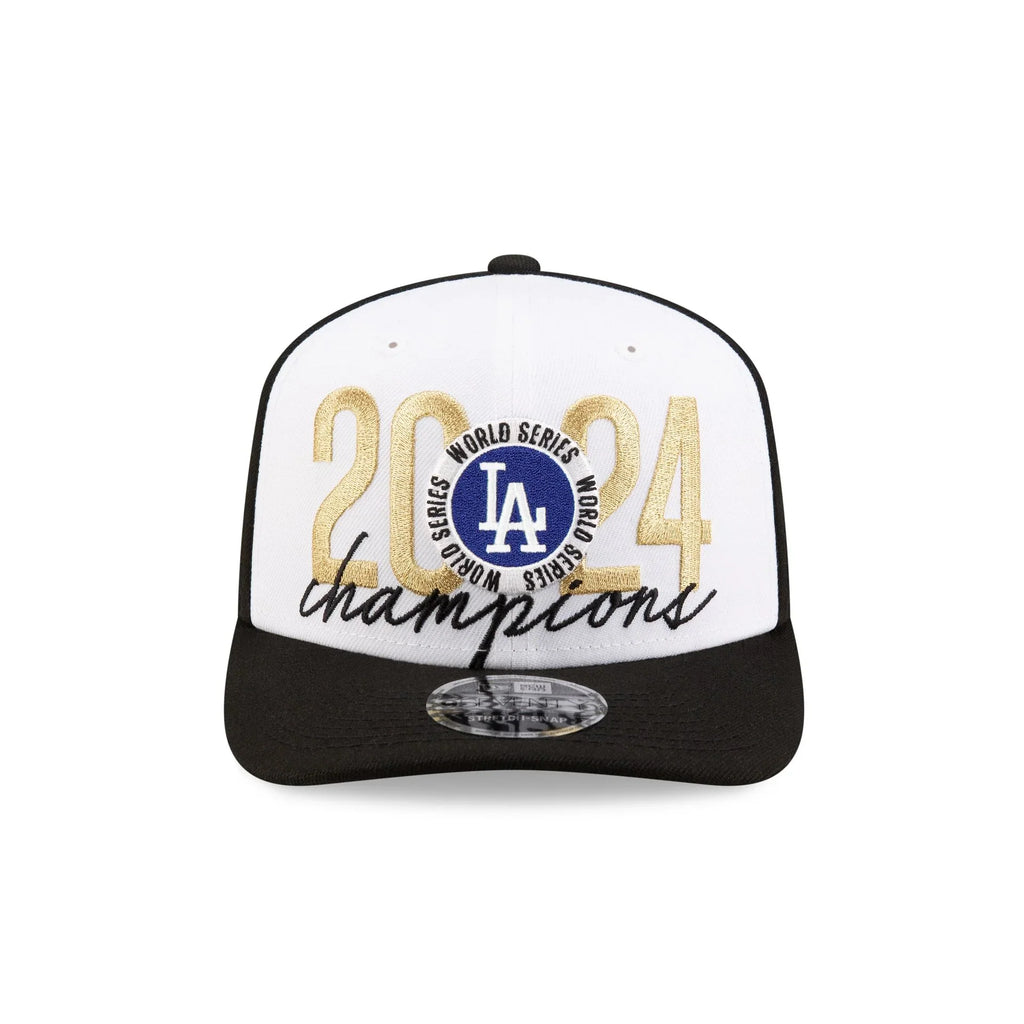 Los Angeles Dodgers MLB New Era Men White/Black 9Seventy 2024 World Series Champions Locker Room Snapback product image 3,