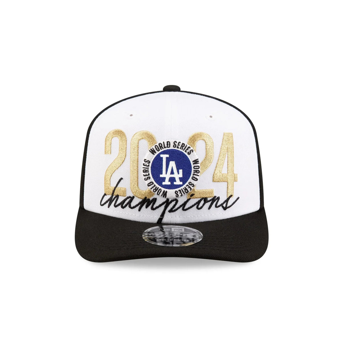 Los Angeles Dodgers MLB New Era Men White/Black 9Seventy 2024 World Series Champions Locker Room Snapback product image 3,