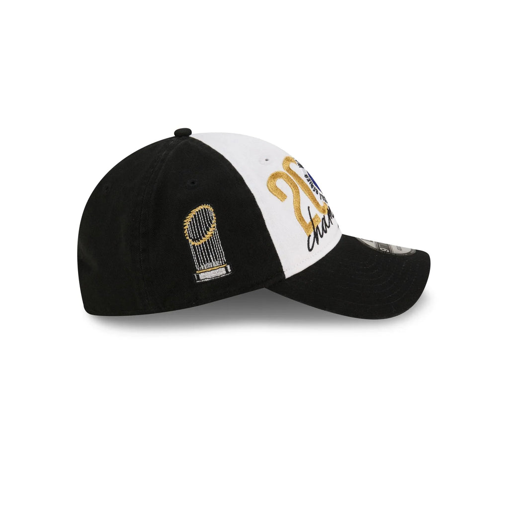 Los Angeles Dodgers MLB New Era Men White/Black 9Twenty 2024 World Series Champions Locker Room Adjustable Hat product image