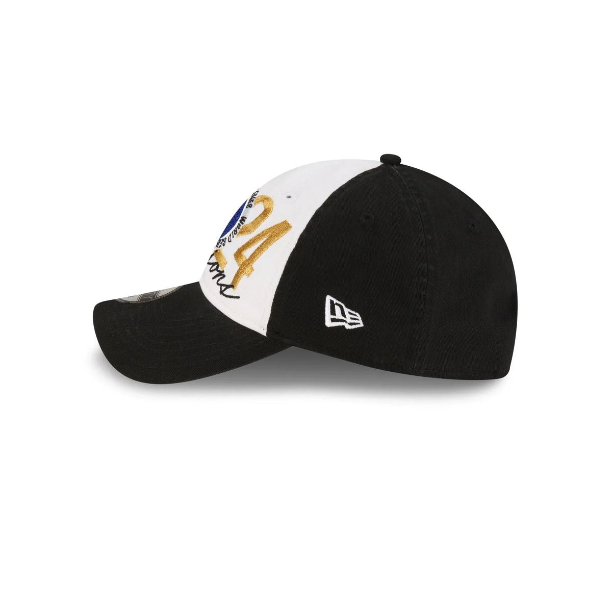 Los Angeles Dodgers MLB New Era Men White/Black 9Twenty 2024 World Series Champions Locker Room Adjustable Hat product image