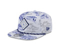 Los Angeles Dodgers MLB New Era Men White Cord Golfer Printed Snapback product image 1, provided for visual reference and