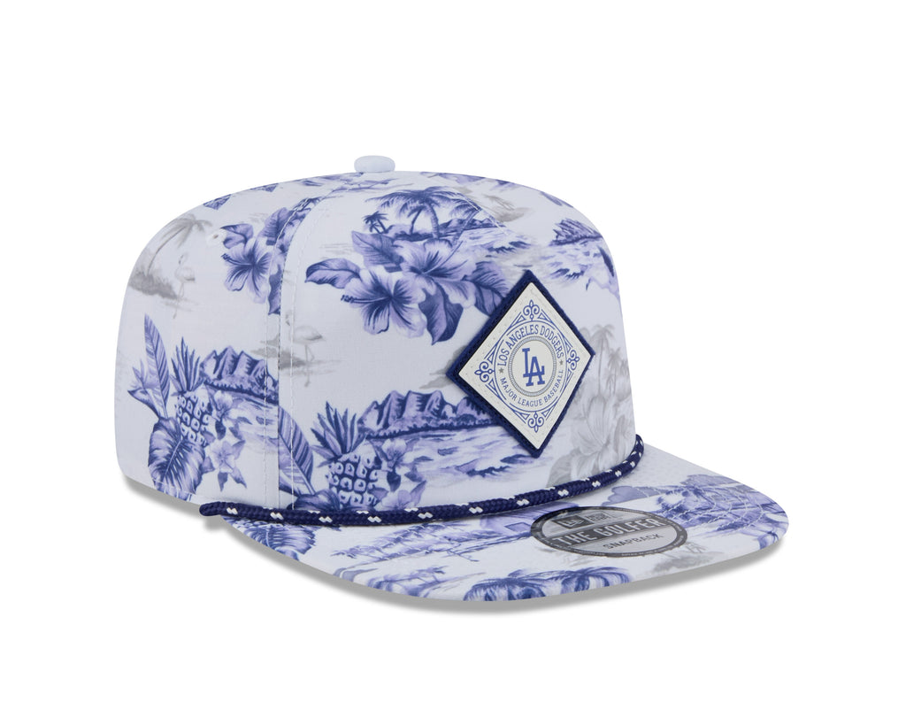 Los Angeles Dodgers MLB New Era Men White Cord Golfer Printed Snapback product image 3, provided for visual reference and