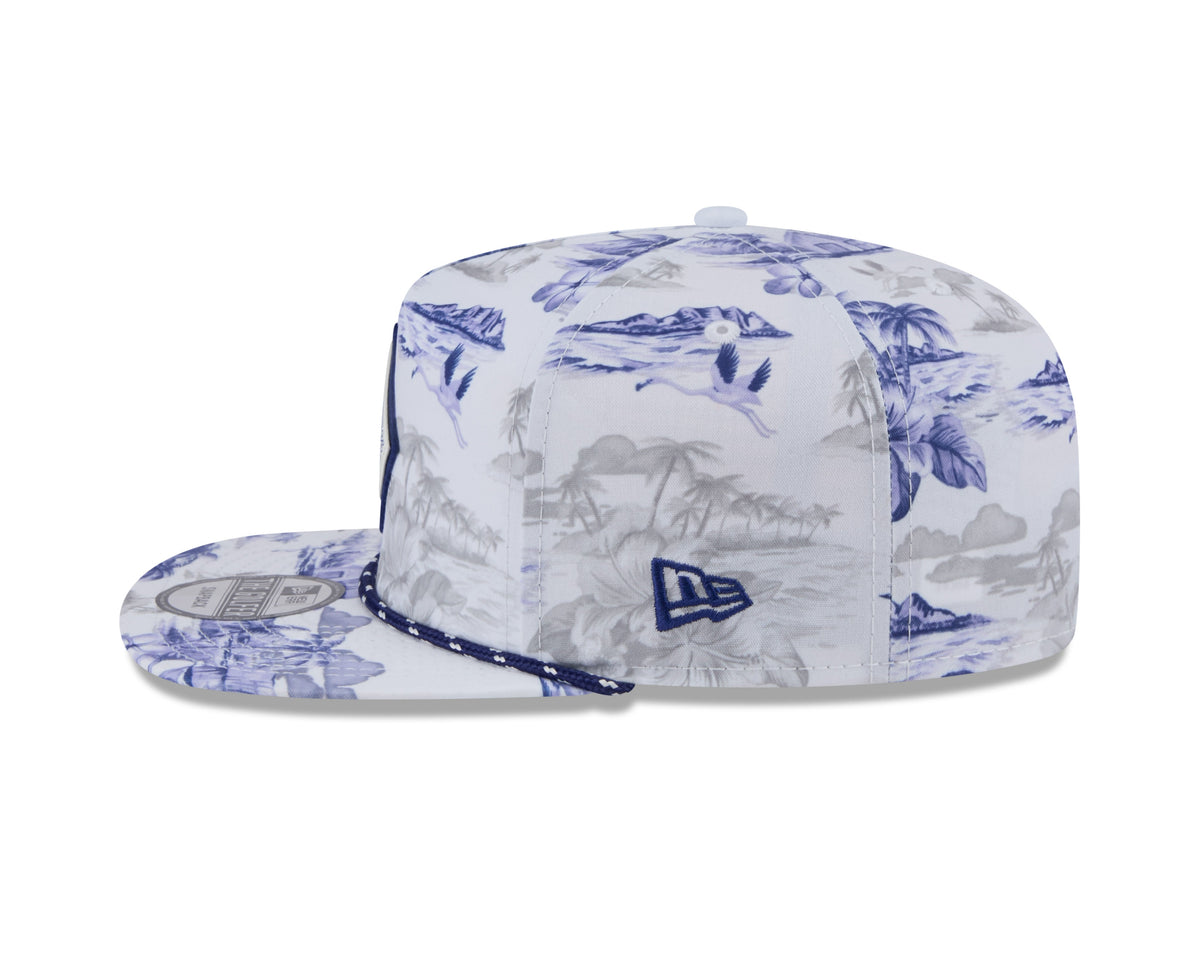 Los Angeles Dodgers MLB New Era Men White Cord Golfer Printed Snapback product image 5, provided for visual reference and