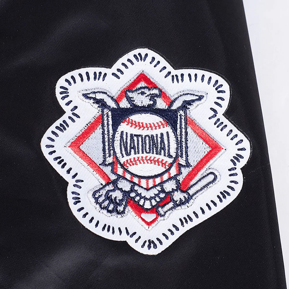 Los Angeles Dodgers MLB Pro Standard Men Black DIY Pick Stitch Rib Satin Jacket product image 9, provided for visual