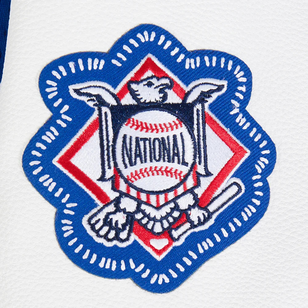 Los Angeles Dodgers MLB Pro Standard Men Royal Blue DIY Pick Stitch Rib Wool Varsity Jacket product image 7, provided for