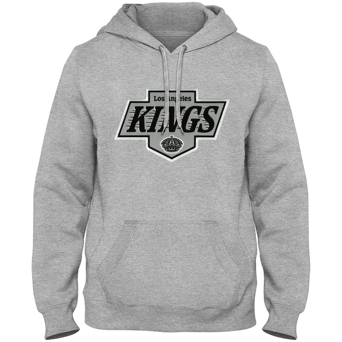 Los Angeles Kings NHL Bulletin Men Athletic Grey Express Twill Logo Hoodie product image 1, provided for visual reference