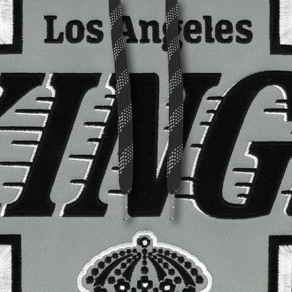 Los Angeles Kings NHL Bulletin Men Black Express Twill Logo Hoodie product image 2, provided for visual reference and