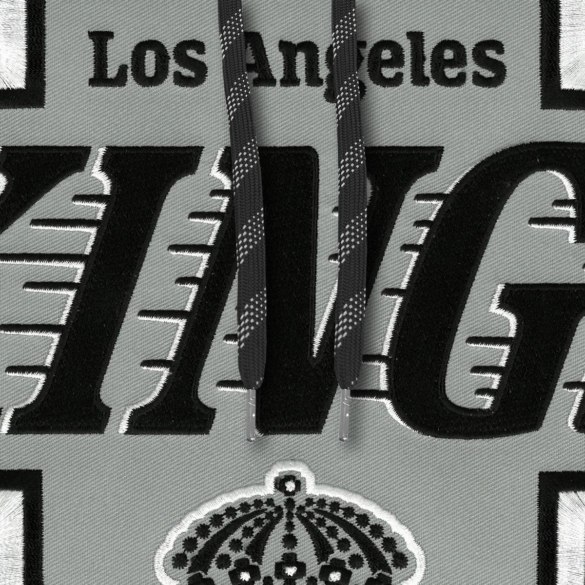 Los Angeles Kings NHL Bulletin Men Black Express Twill Logo Hoodie product image 2, provided for visual reference and