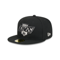 Los Angeles Kings NHL New Era Men Black 59Fifty Core Fitted Hat product image 1, provided for visual reference and product