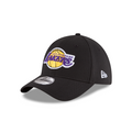 Los Angeles Lakers NBA New Era Men Black 39Thirty Team Classic Stretch Fit Hat product image 1, provided for visual