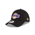 Los Angeles Lakers NBA New Era Men Black 9Forty The League Adjustable Hat product image 1, provided for visual reference and