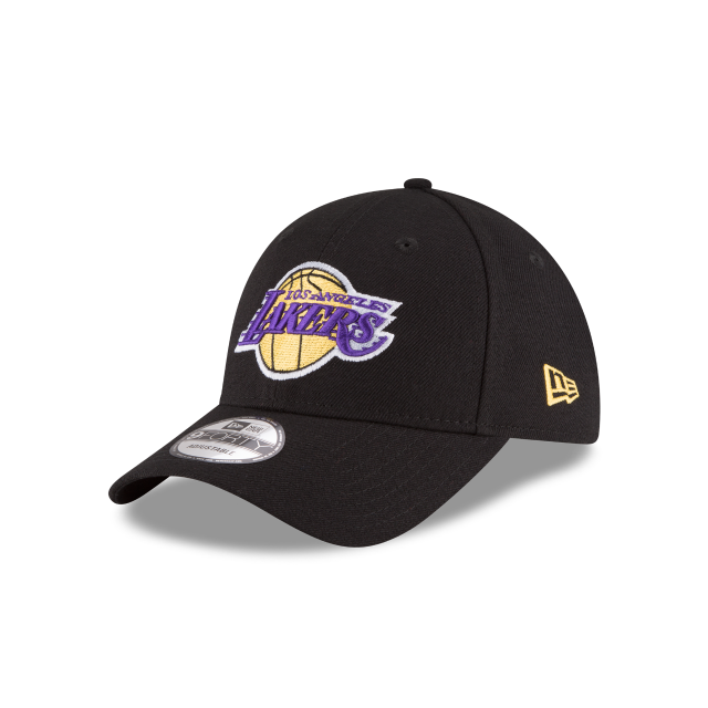 Los Angeles Lakers NBA New Era Men Black 9Forty The League Adjustable Hat product image 1, provided for visual reference and