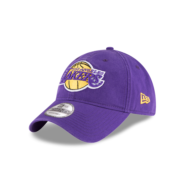 Los Angeles Lakers NBA New Era Men Purple 9Twenty Core Classic Adjustable Hat product image 1, provided for visual reference