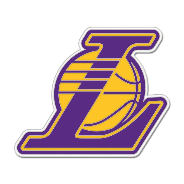 Los Angeles Lakers NBA WinCraft Alternate Logo Collector Enamel Pin product image 1, provided for visual reference and