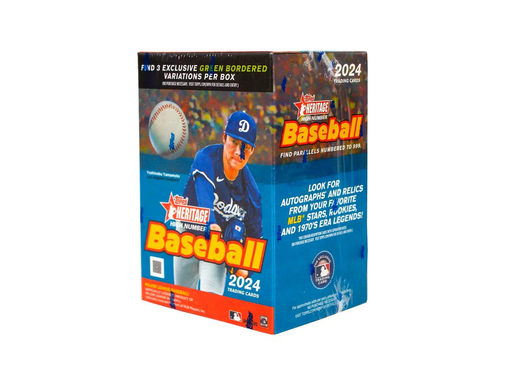 MLB 2024 Topps Heritage High Number Baseball Blaster Value Box product image 1, provided for visual reference and product