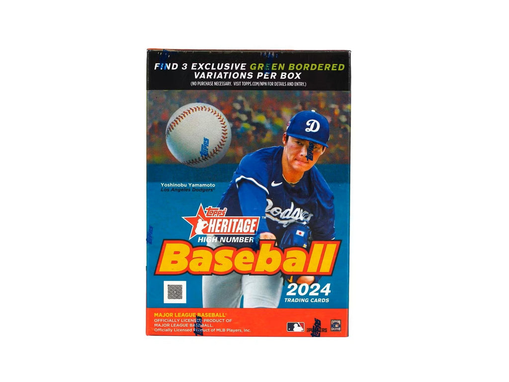 MLB 2024 Topps Heritage High Number Baseball Blaster Value Box product image 2, provided for visual reference and product