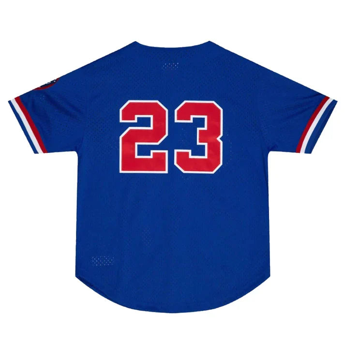 Ryne Sandberg Chicago Cubs MLB Mitchell & Ness Men Royal 1996 Authentic BP Jersey product image 2, provided for visual