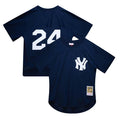 Rickey Henderson New York Yankees MLB Mitchell & Ness Men Navy 1986 Authentic BP Jersey product image 1, provided for visual